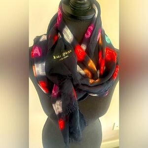 Like new Kate Spade Multicolor “Make an Entrance” Scarf